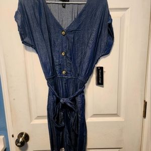 NWT Denim Romper
